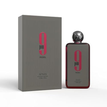 Afnan 9PM Rebel Eau de Parfum Spray 3.4 oz – Long Lasting Fragrance for Men